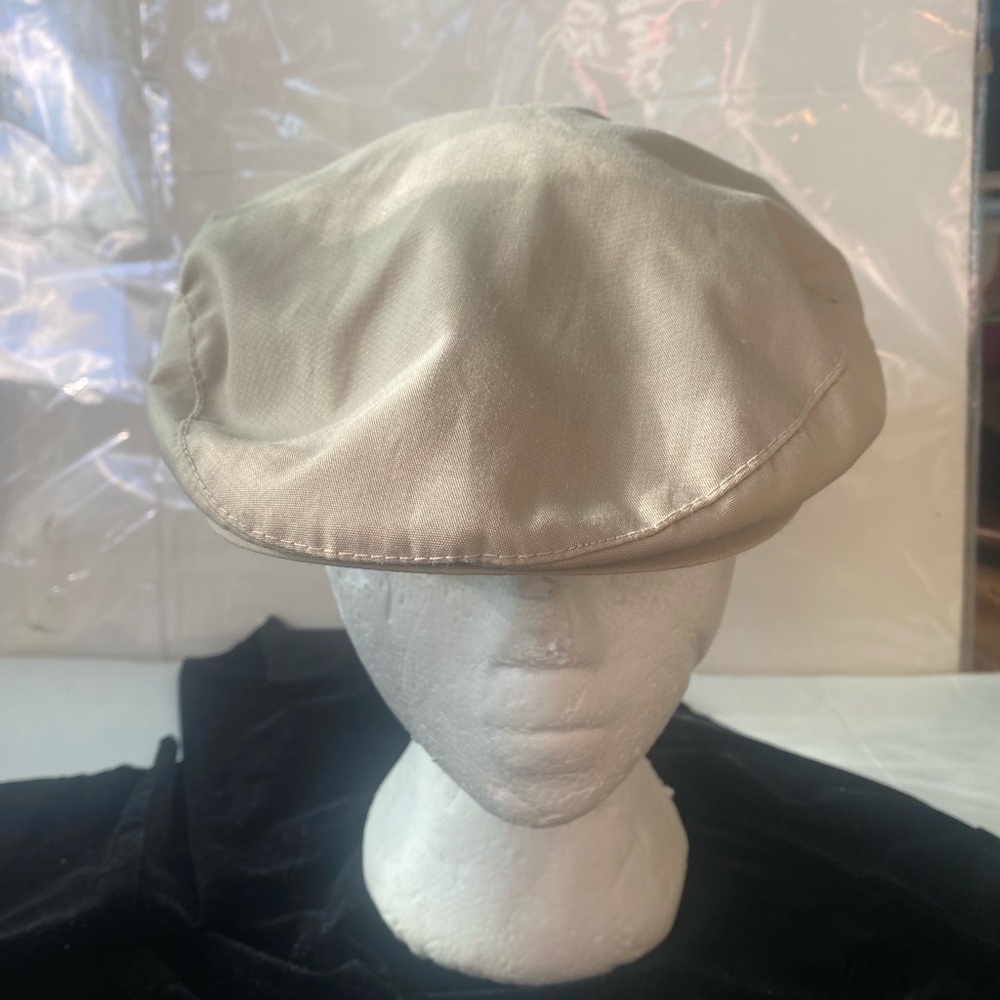 Vintage Beige paperboy hat